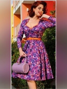 Pinup Couture Floral Dress